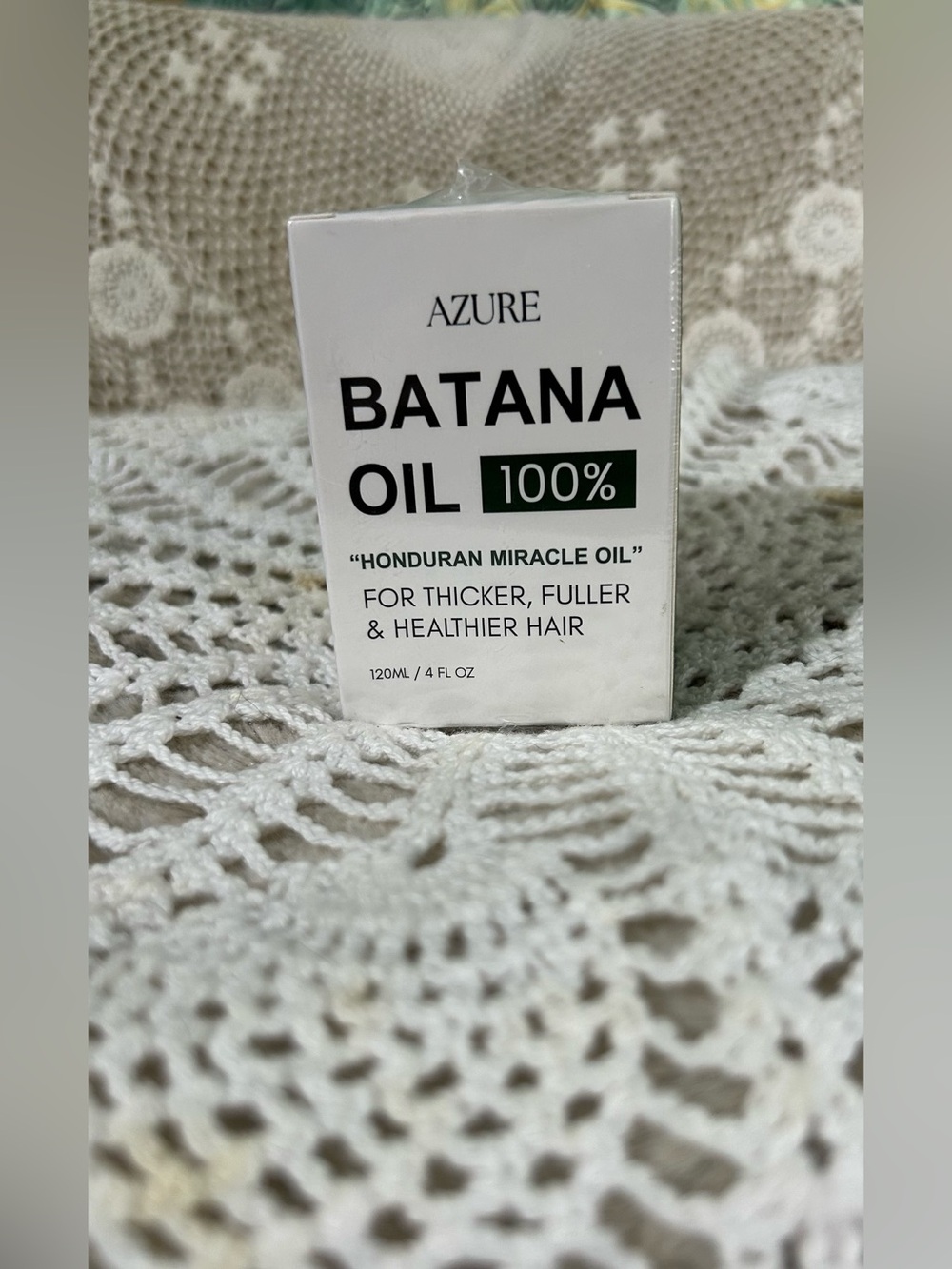 Azure Batana Oil 100% Honduran Miracle Oil For Fuller Thicker Healthier Hair NIB